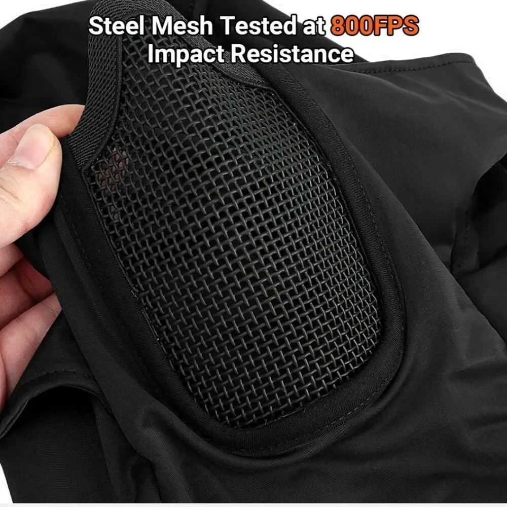 Balaclava Airsoft Mesh Mask Full Face Protection Hood for Cs War Game Hunting US